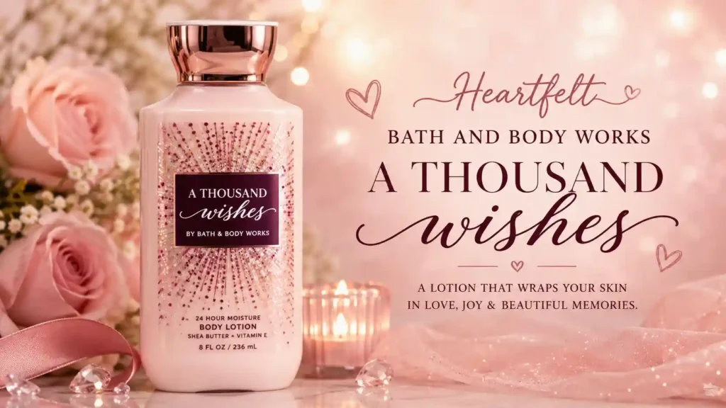 Heartfelt Bath and Body Works A Thousand Wishes Lotion