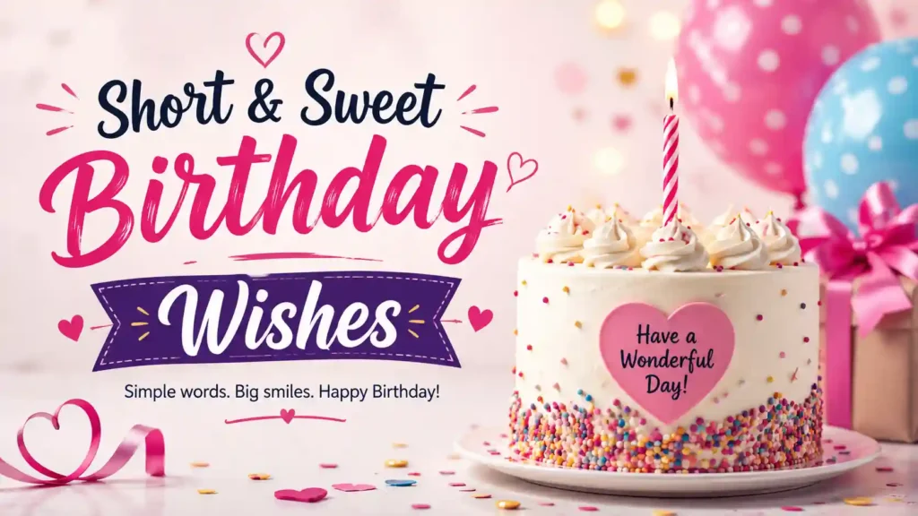 Short & Sweet Birthday Wishes