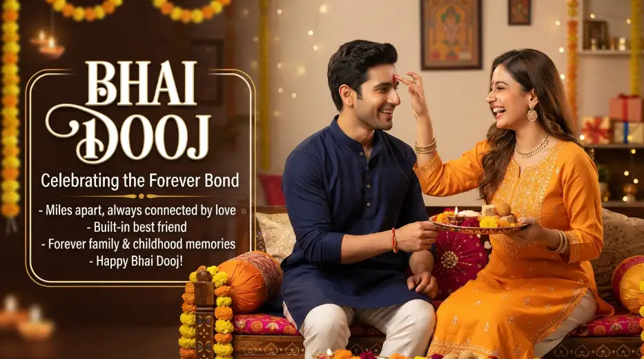 Bhai Dooj Messages for WhatsApp and Social Media