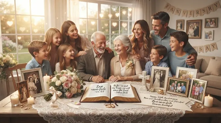 Bible Verses for Parents and Family Anniversary Wishes