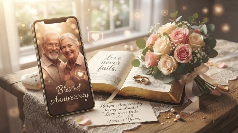 Bible Verses for Wedding Anniversary Captions