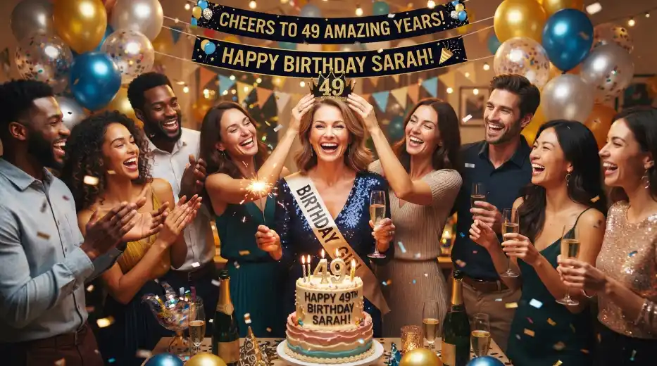 Celebration Wishes for a 49th Birthday