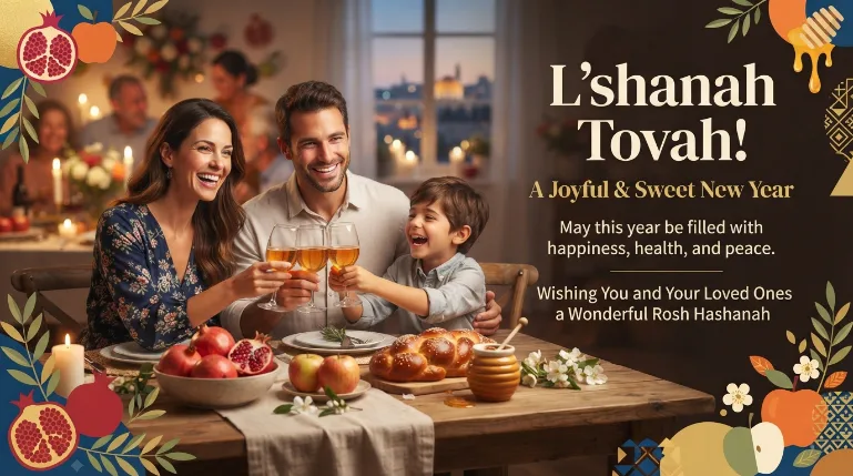 Celebration Wishes Modern Rosh Hashanah Greetings