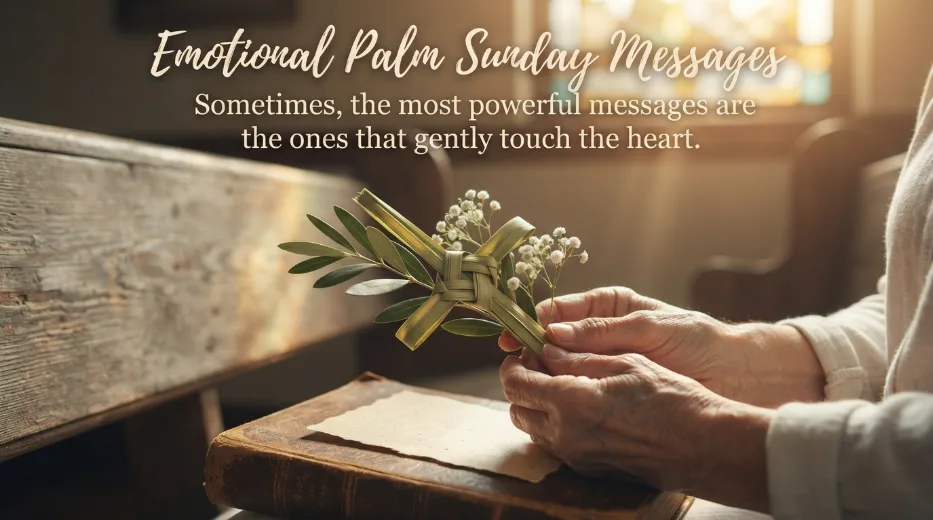 Emotional Palm Sunday Messages