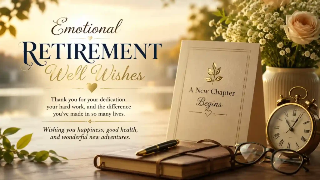 Emotional Retirement Well Wishes
