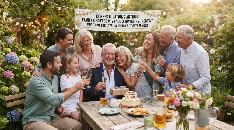 Family and Friends Retirement Wishes