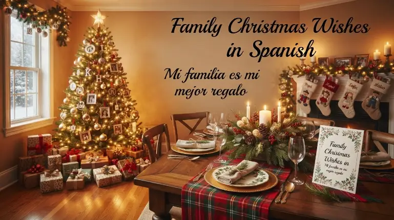 Family Christmas Wishes in Spanish