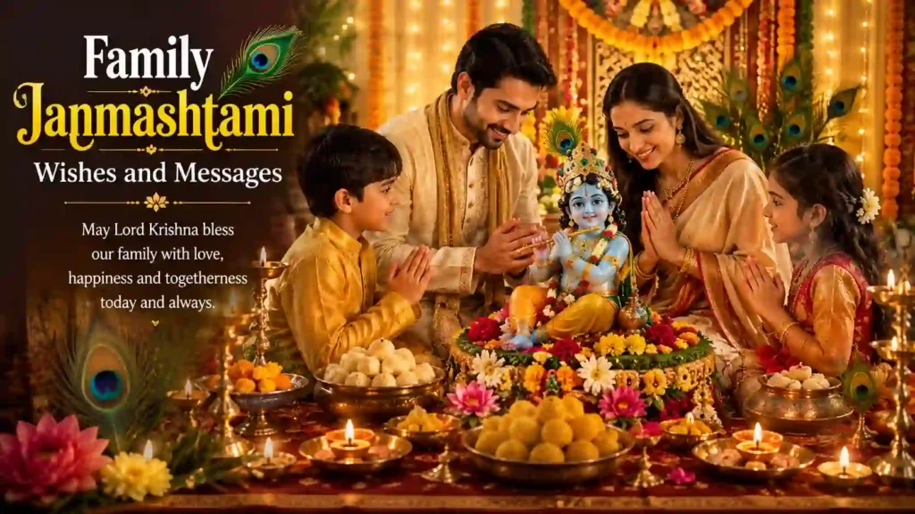 Family Janmashtami Wishes and Messages