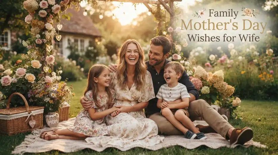 Family Mother's Day Wishes for Wife