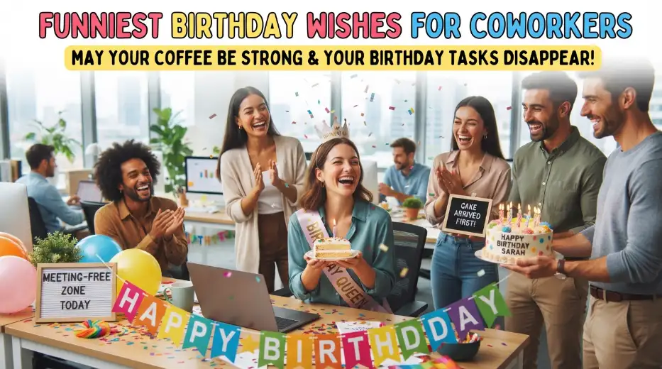 Funniest Birthday Wishes for Coworkers