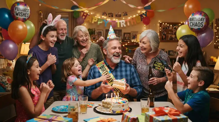 Funniest Birthday Wishes for Family