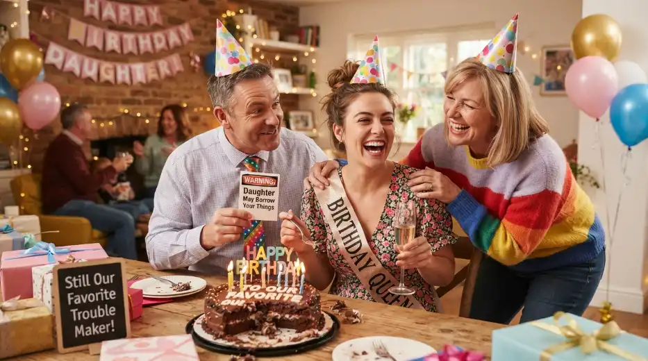Funny Birthday Wishes for Your Daughter