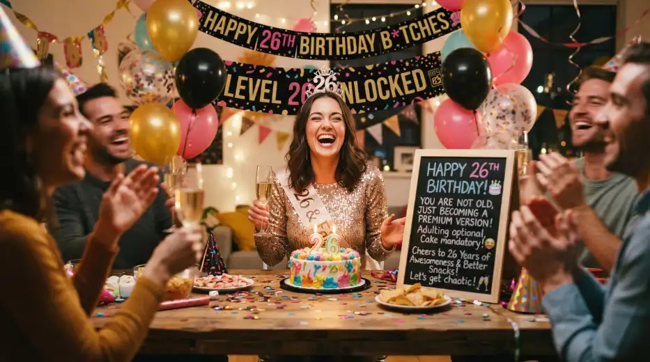 Funny Happy 26th Birthday Wishes
