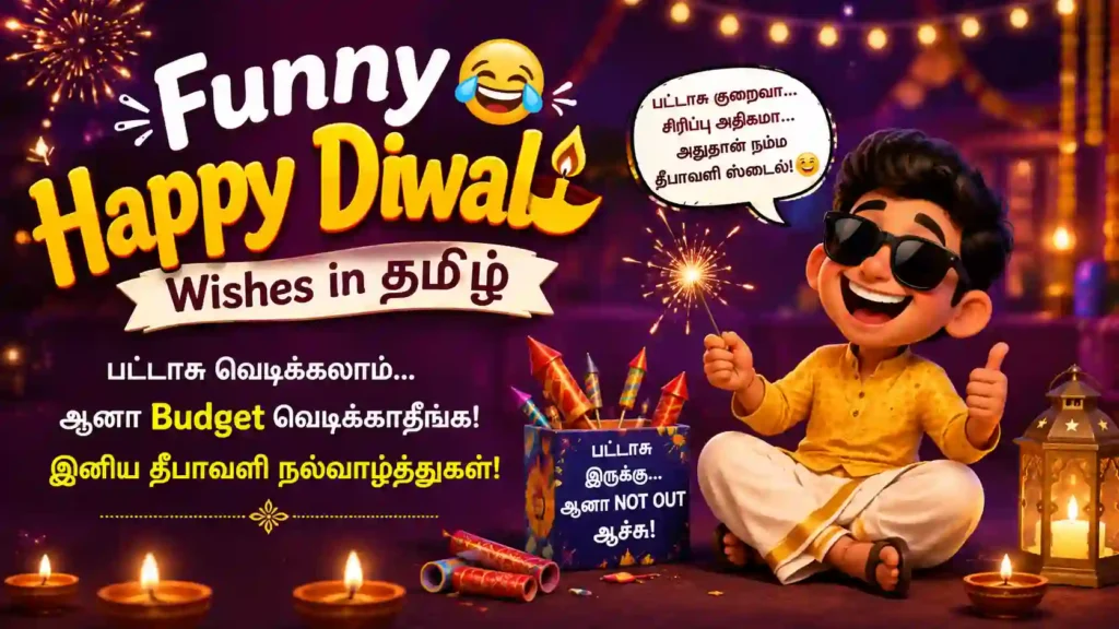 Funny Happy Diwali Wishes in Tamil