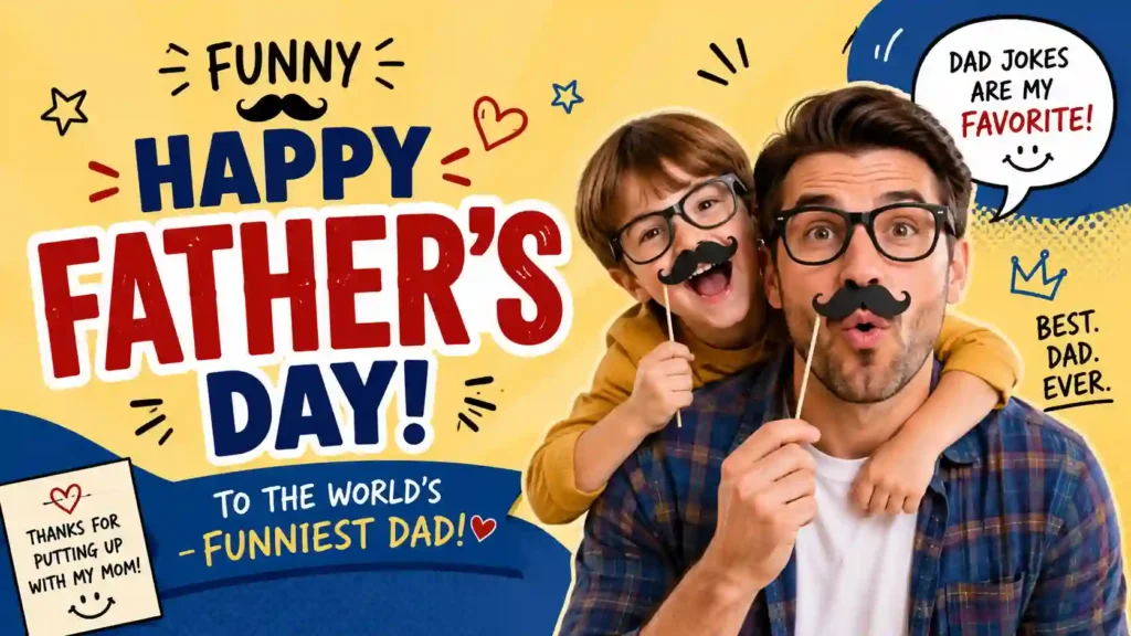 Funny Happy Father's Day Wishes Images