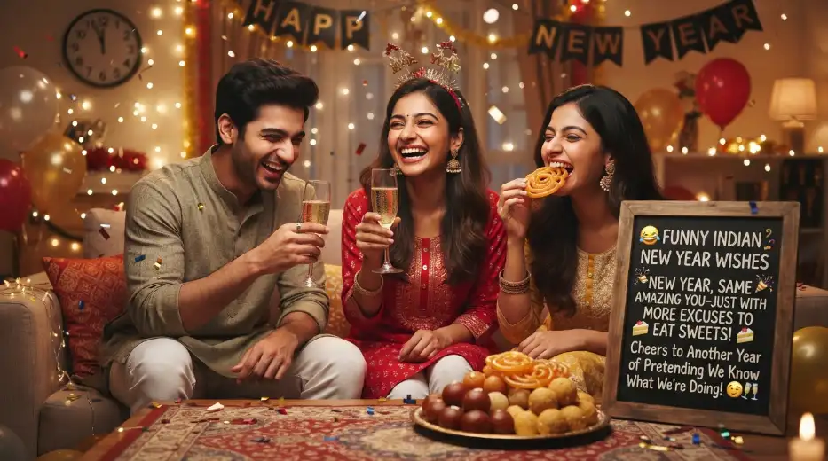 Funny Indian New Year Wishes