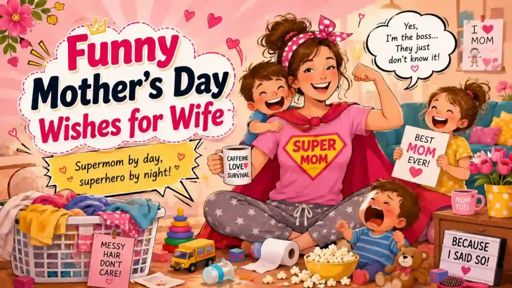 Funny Mother's Day Wishes for Wife