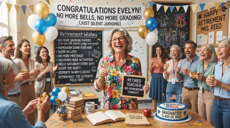 Funny Teacher Retirement Wishes