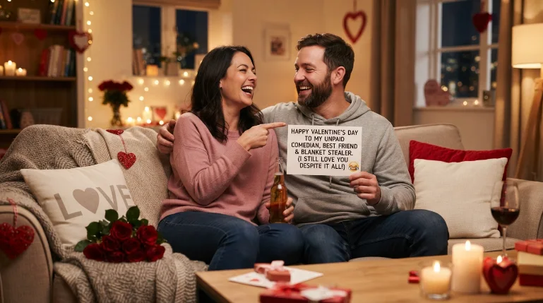 Funny Valentine’s Day Wishes for Husband