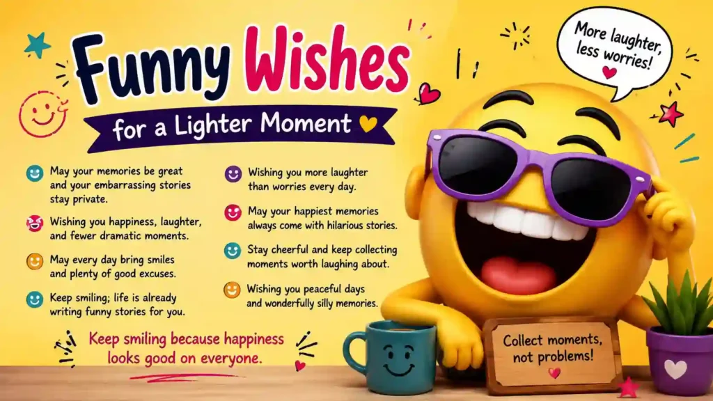 Funny Wishes for a Lighter Moment