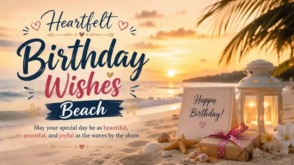 Heartfelt Birthday Wishes Beach
