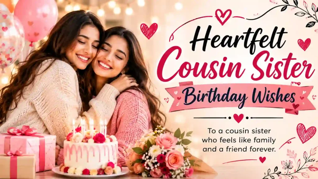  Heartfelt Cousin Sister Birthday Wishes