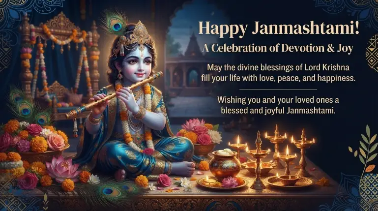 Heartfelt Janmashtami Wishes in English