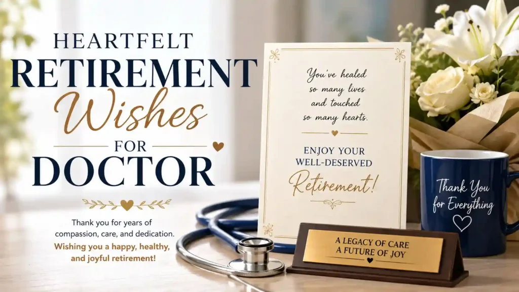  Heartfelt Retirement Wishes for Doctor