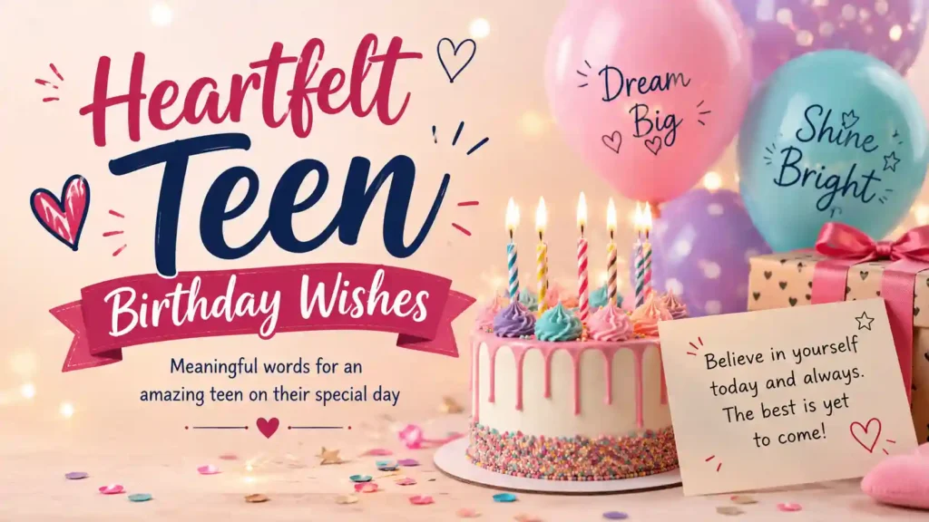 Heartfelt Teen Birthday Wishes