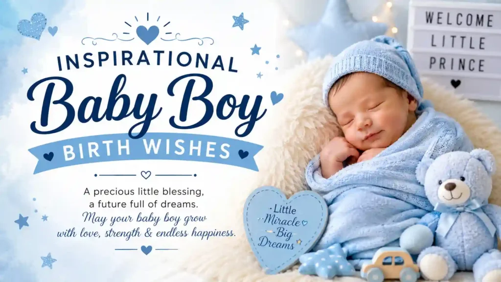  Inspirational Baby Boy Birth Wishes