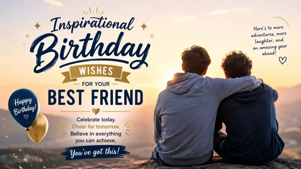 Inspirational Birthday Wishes for Your Best Friend