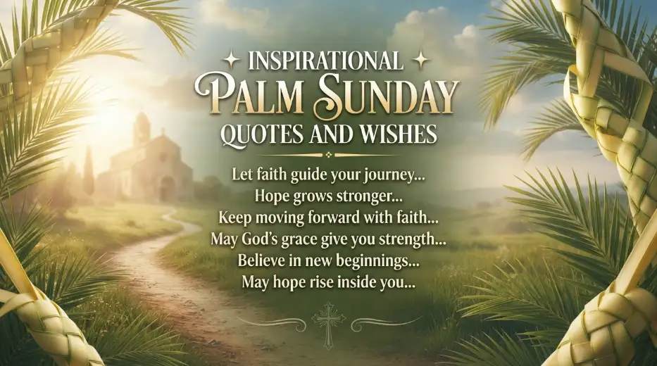 Inspirational Palm Sunday Quotes and Wishes
