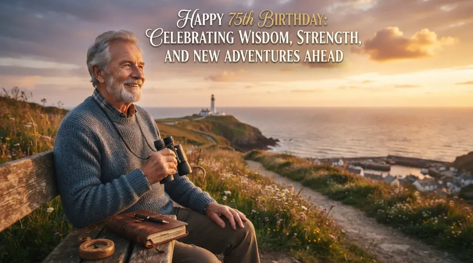 Inspirational Wishes for a 75-Year-Old Man