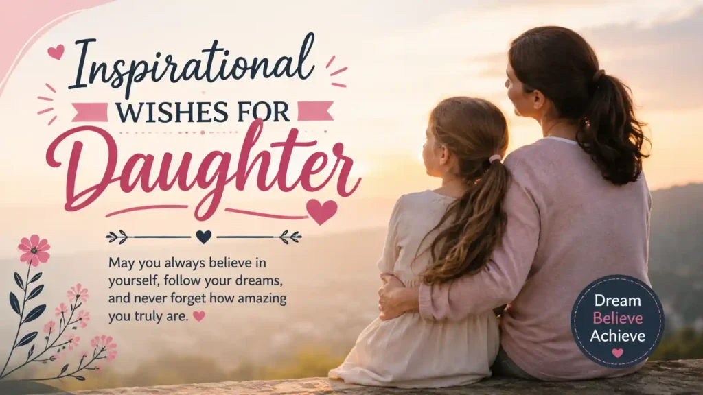Inspirational Wishes for Daughter