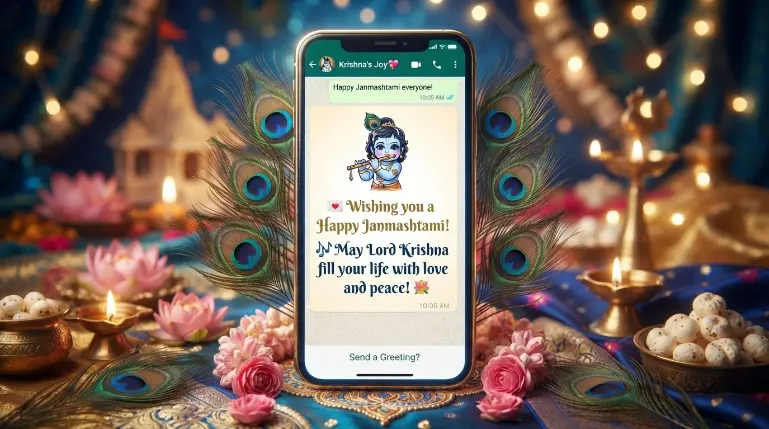 Janmashtami WhatsApp Messages and Greetings