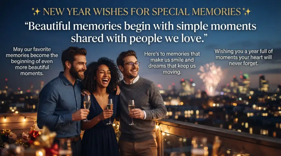 New Year Wishes for Special Memories