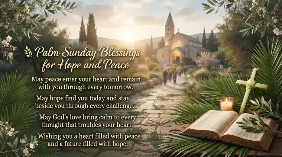 Palm Sunday Blessings for Hope and Peace