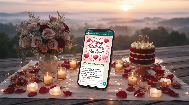 Romantic WhatsApp Birthday Messages