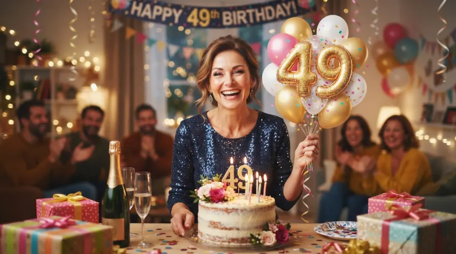 Short and Sweet 49th Birthday Wishes