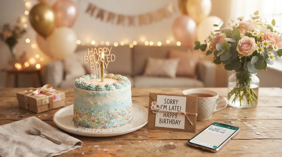 Short and Sweet Belated Birthday Wishes