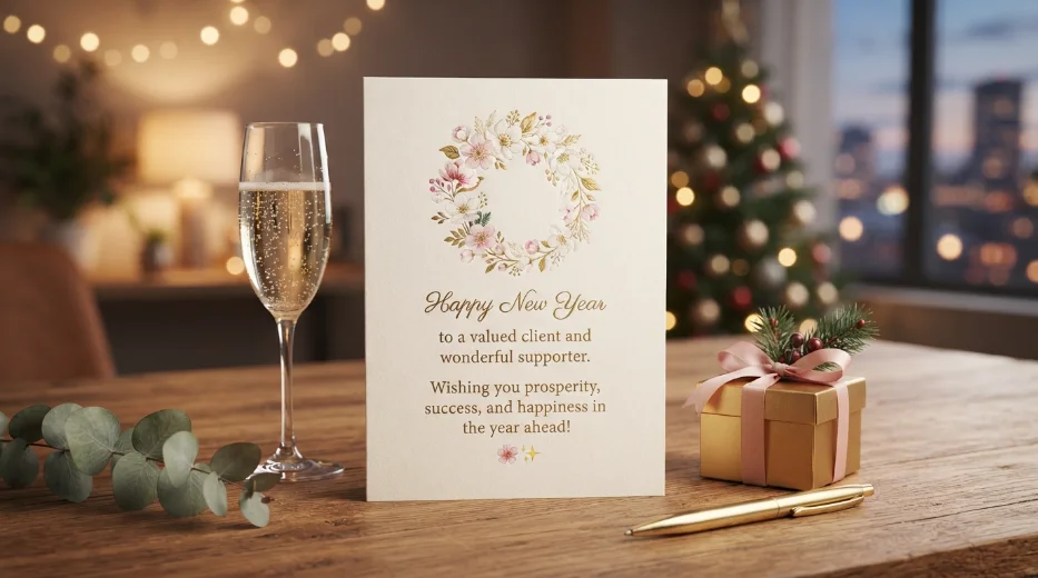 Short and Sweet New Year Wishes for Clients