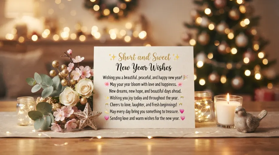Short and Sweet New Year Wishes