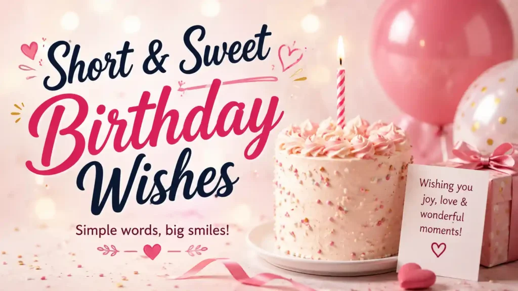 Short & Sweet Birthday Wishes