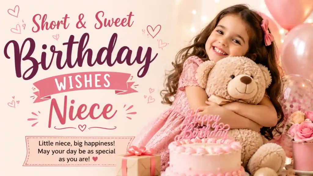  Short & Sweet Birthday Wishes Niece Images