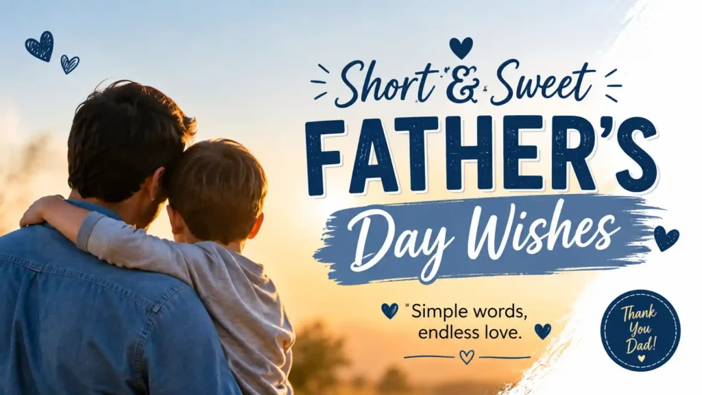 Short & Sweet Father's Day Wishes