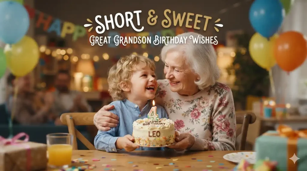  Short & Sweet Great Grandson Birthday Wishes