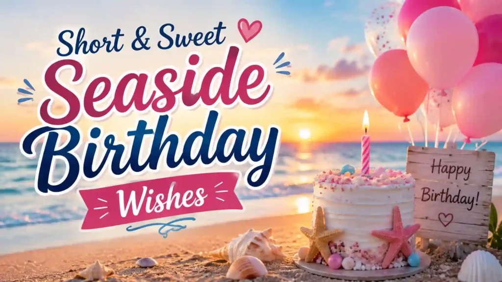  Short & Sweet Seaside Birthday Wishes