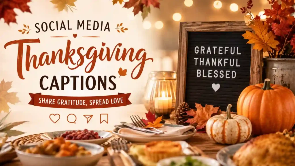 Social Media Thanksgiving Captions