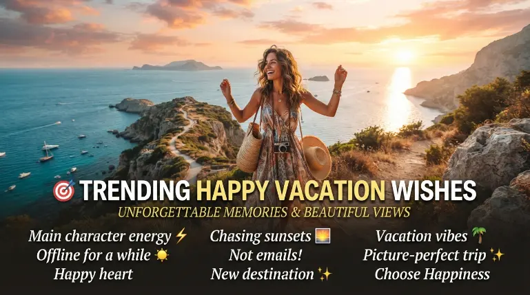 Trending Happy Vacation Wishes This Year