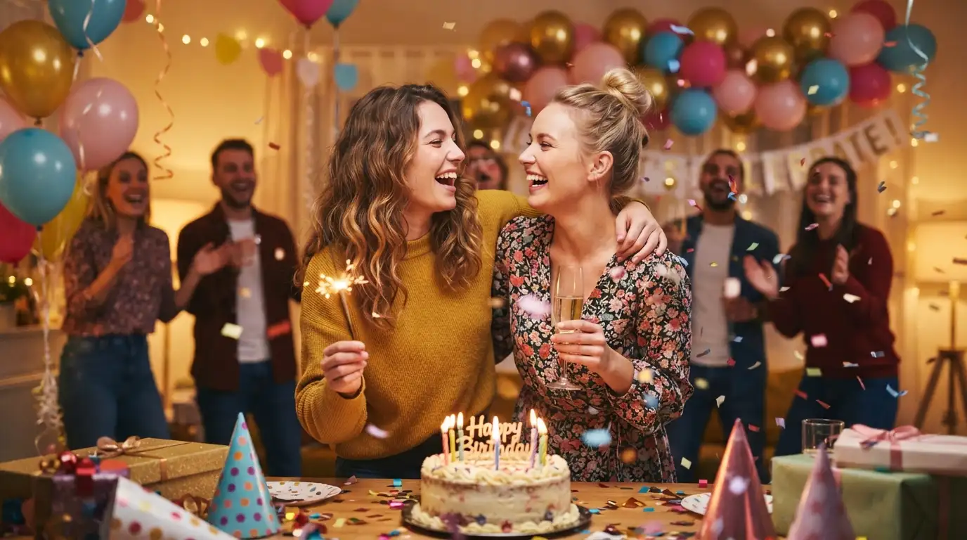 Celebration Birthday Wishes for a Close Friend